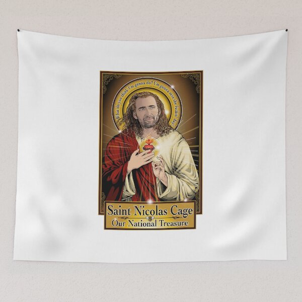 Item preview, Nicolas Cage designed and sold by Pop Art Saints.