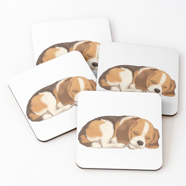 Item preview, Sleeping Beagle Puppy designed and sold by HoneyBreezeCo.