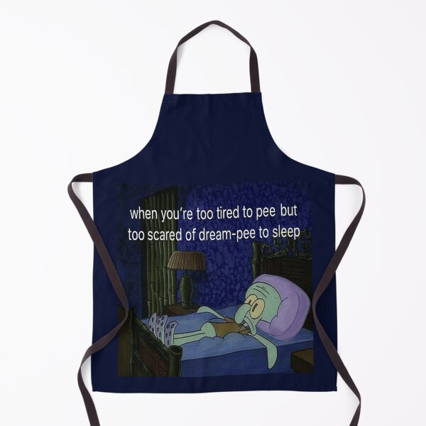 Item preview, Too Tired To Pee Meme – Funny Late Night Bathroom Anxiety Design designed and sold by POD DYNASTY | Original Print On Demand T-Shirt Graphics.