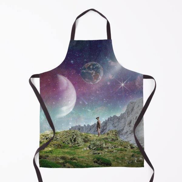 Item preview, Three planets in retro space collage designed and sold by helengarvey.