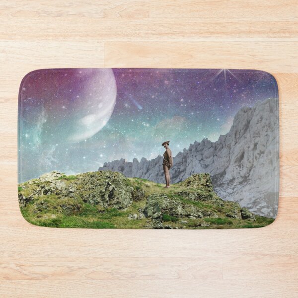 Item preview, Three planets in retro space collage designed and sold by helengarvey.