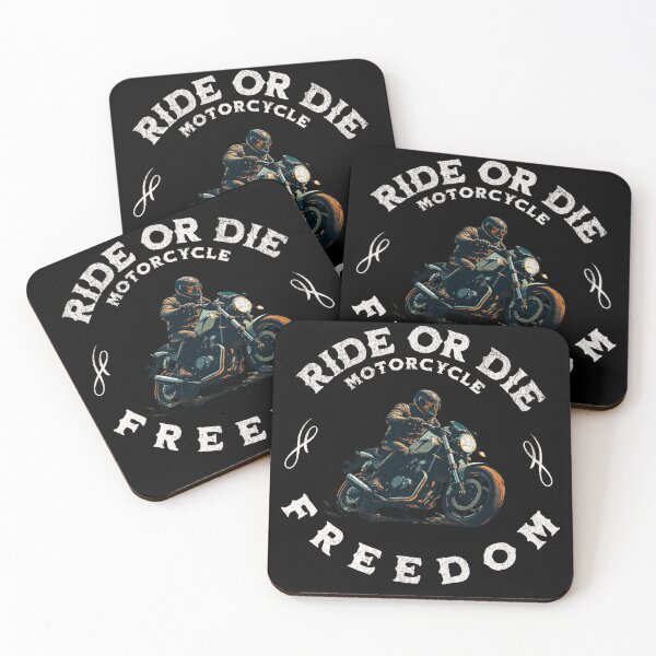 Item preview, Ride or Die – Motorcycle Freedom designed and sold by Finestrokes.art.