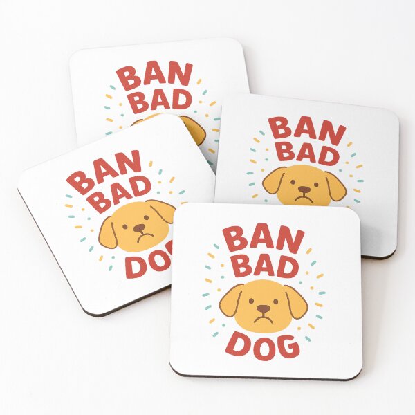 Aperçu de l'œuvre Ban Bad Dog Cute Sad Puppy Owners Gift créée et vendue par New Art.