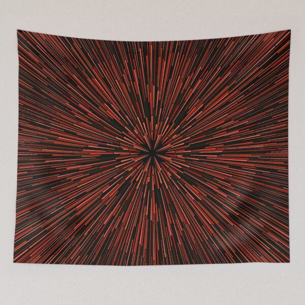 Item preview, Red explosion mandala designed and sold by DaveDanchuk.