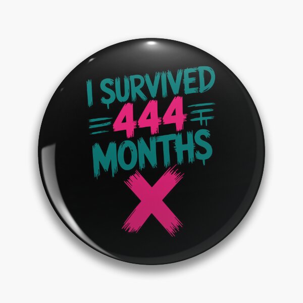 Item preview, I Survived 444 Months - 37th Birthday Milestone Design designed and sold by cabana.space.