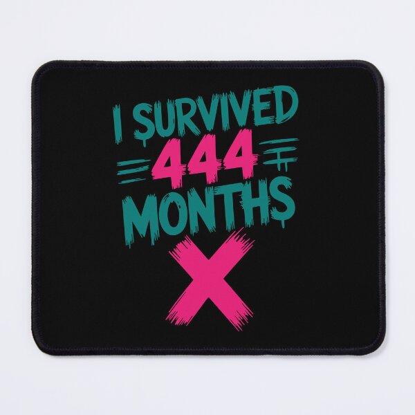 Item preview, I Survived 444 Months - 37th Birthday Milestone Design designed and sold by cabana.space.