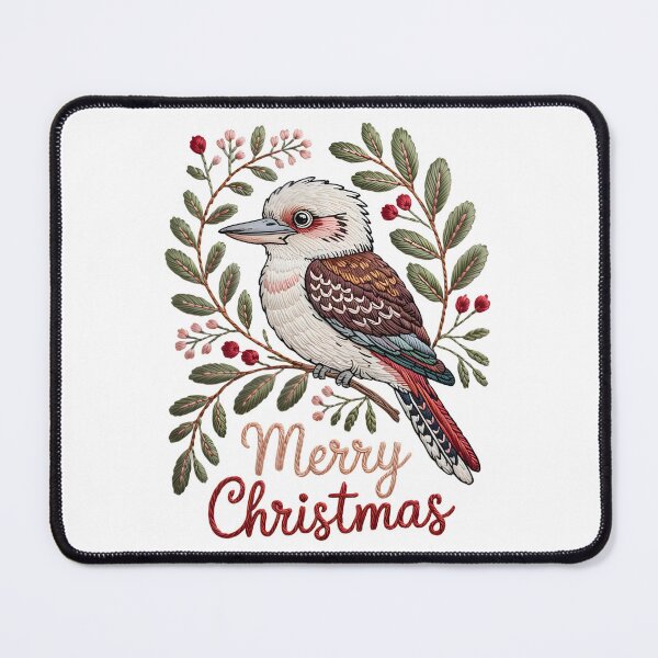 Item preview, Xmas Kookaburra – Vintage Threaded Christmas Bird designed and sold by JessArty ⭐⭐⭐⭐⭐.