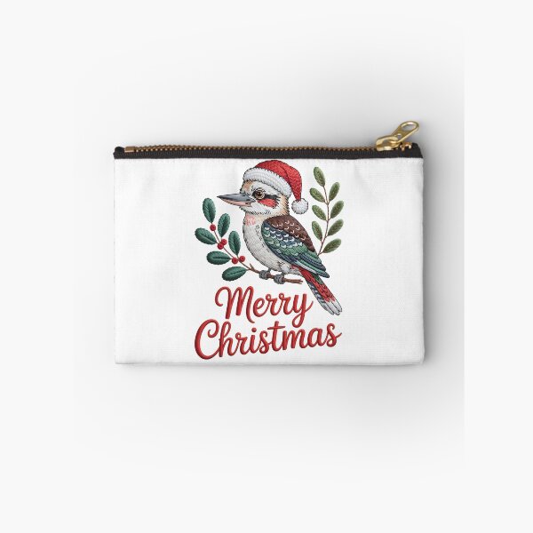 Item preview, Xmas Kookaburra – Cozy Embroidered Holiday Bird designed and sold by JessArty ⭐⭐⭐⭐⭐.