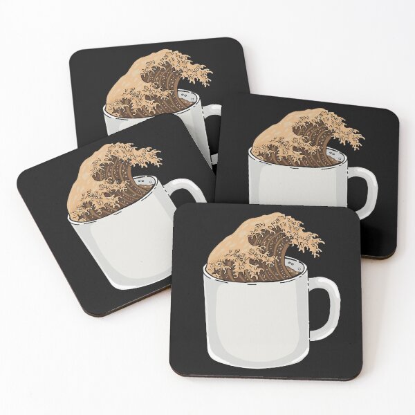 Item preview, The Great Wave Of Coffee designed and sold by CaffeineDose.