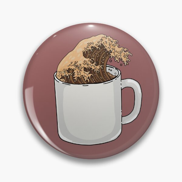 Item preview, The Great Wave Of Coffee designed and sold by CaffeineDose.