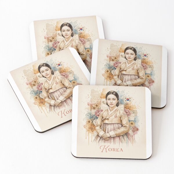 Item preview, Hanbok Grace: Korea’s Timeless Elegance in Bloom designed and sold by ForeverPrintsOK.