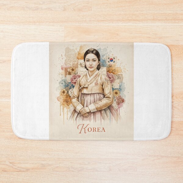 Item preview, Hanbok Grace: Korea’s Timeless Elegance in Bloom designed and sold by ForeverPrintsOK.