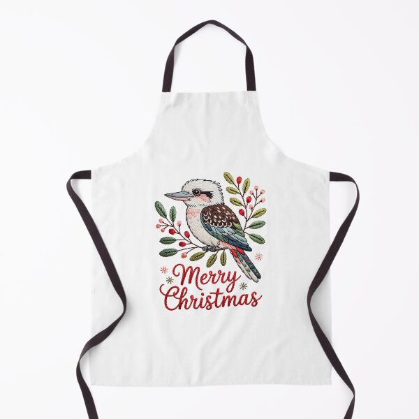 Item preview, Xmas Kookaburra – Embroidery Style Festive Wreath designed and sold by JessArty ⭐⭐⭐⭐⭐.