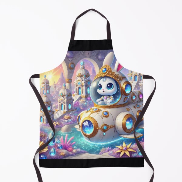 Item preview, A cute cyborg rabbit aboard a Nautilus 003L1P224TH7KE9 designed and sold by OsirizyahDesign.