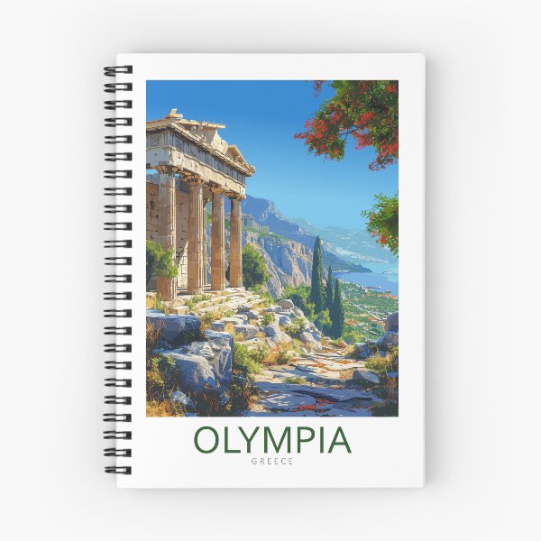 Artikelvorschau, Olympia, Griechenland – Reisekunst entworfen und verkauft von Marciolini.