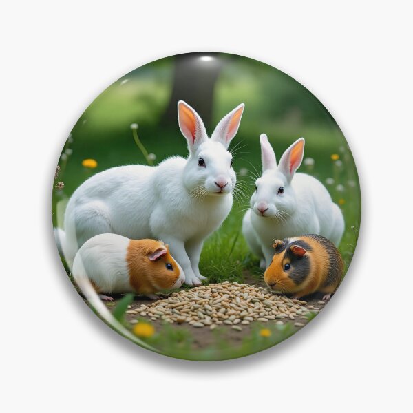 Item preview, Hare and Guinea Pig designed and sold by AwesomeDigiShop.