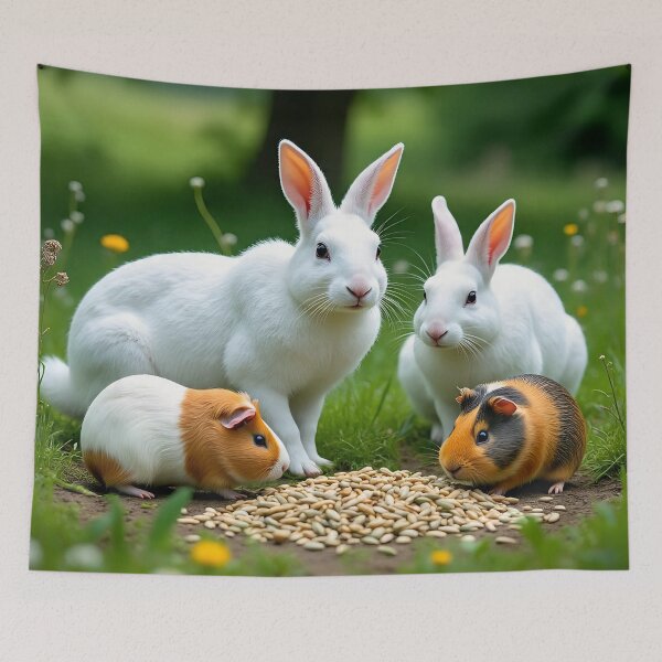 Item preview, Hare and Guinea Pig designed and sold by AwesomeDigiShop.