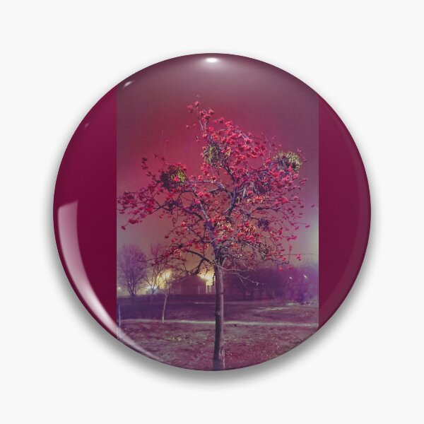 Item preview, Fruiting rowan in the night illumination of the park.  designed and sold by Enerjetal.