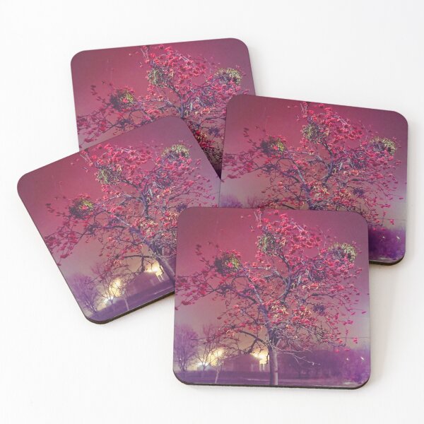 Item preview, Fruiting rowan in the night illumination of the park.  designed and sold by Enerjetal.