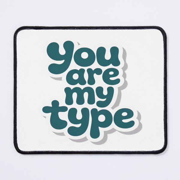 Item preview, Romantic Bubble Letter Sticker Design with Cute Teal Text and White Outline for Digital Downloads designed and sold by ARTCREATESHOP.