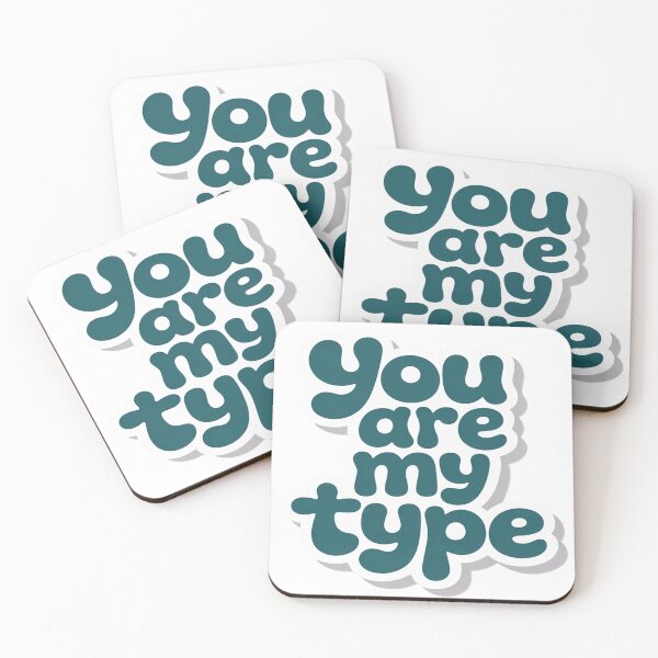Item preview, Romantic Bubble Letter Sticker Design with Cute Teal Text and White Outline for Digital Downloads designed and sold by ARTCREATESHOP.