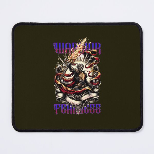 Item preview, Fearless Warrior – Flaming Knight Art designed and sold by WAKYSHOP.