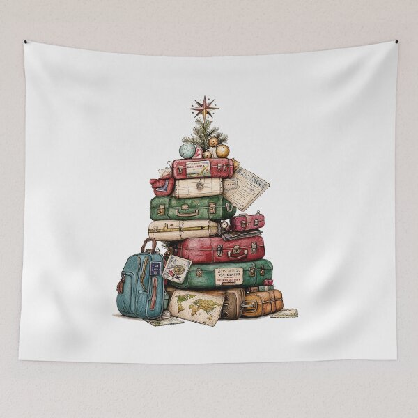 Item preview, Vintage Travel Christmas Tree designed and sold by Liededrom..