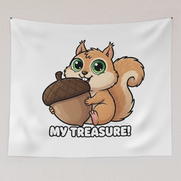 Item preview, Fluffy Squirrel designed and sold by KING TK.