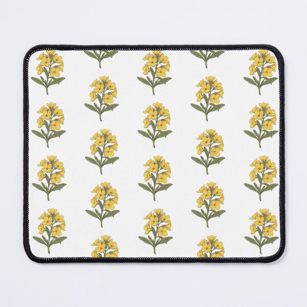 Item preview, Orange Yellow Wallflower | Vintage Garden Flower Botanical designed and sold by FloriahStudio.