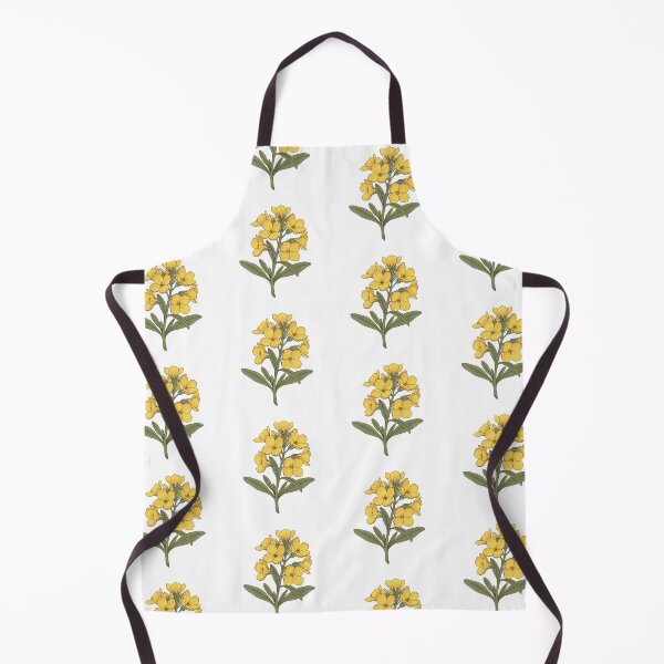 Item preview, Orange Yellow Wallflower | Vintage Garden Flower Botanical designed and sold by FloriahStudio.