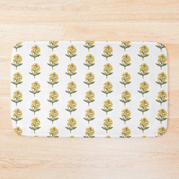 Item preview, Orange Yellow Wallflower | Vintage Garden Flower Botanical designed and sold by FloriahStudio.