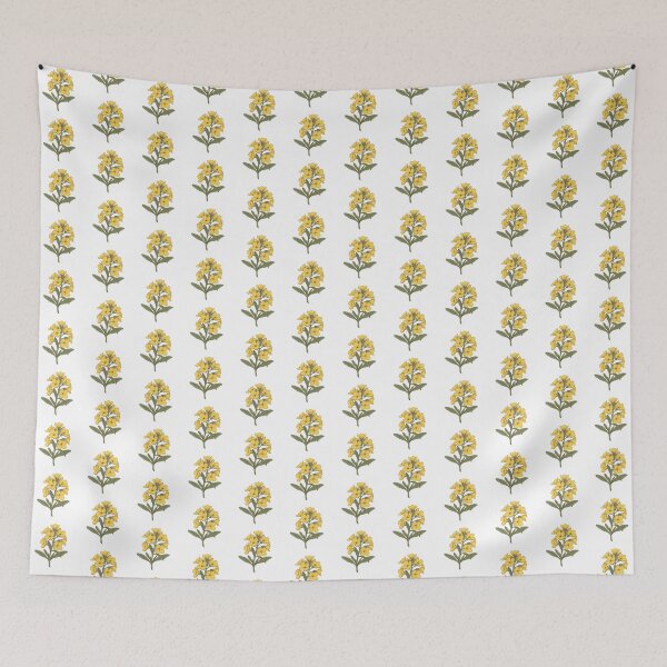Item preview, Orange Yellow Wallflower | Vintage Garden Flower Botanical designed and sold by FloriahStudio.