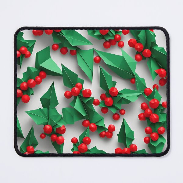 Item preview, Origami Art - Winter's Embrace: Holly and Berries designed and sold by ArtfulFolds.