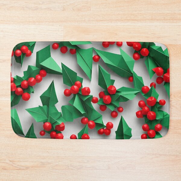 Item preview, Origami Art - Winter's Embrace: Holly and Berries designed and sold by ArtfulFolds.