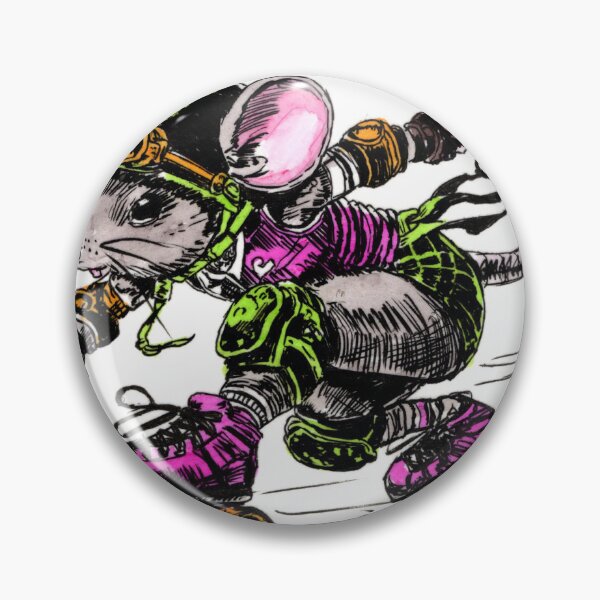 Item preview, Roller Derby Rodent designed and sold by Scribbles & Doodles by Jinx.