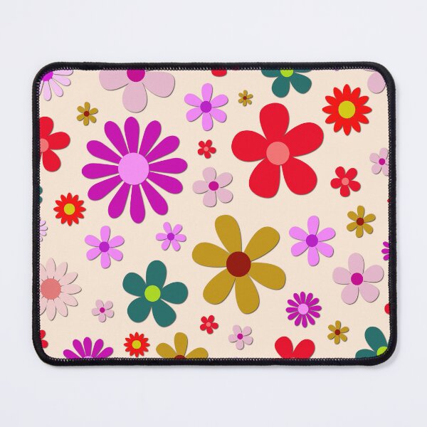 Item preview, Scattered Retro Flower Power Blooms - Happy and Groovy Abstract Floral Design designed and sold by DeeLulu.