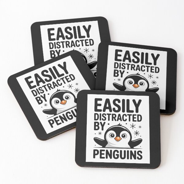 Item preview, Easily distracted by penguins  designed and sold by Agu210.