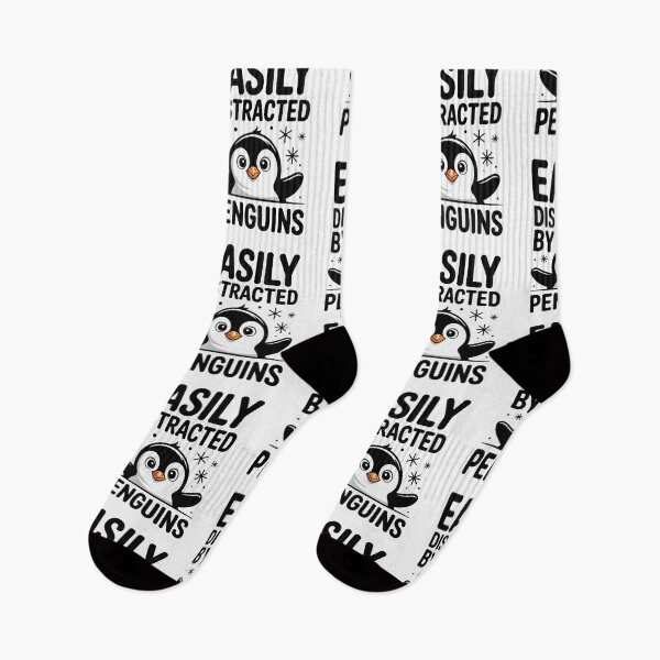 Item preview, Easily distracted by penguins  designed and sold by Agu210.