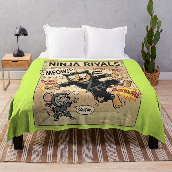 Item preview, Ninja Rivals - Retro Japanese Action Comic Style designed and sold by livvestudio.