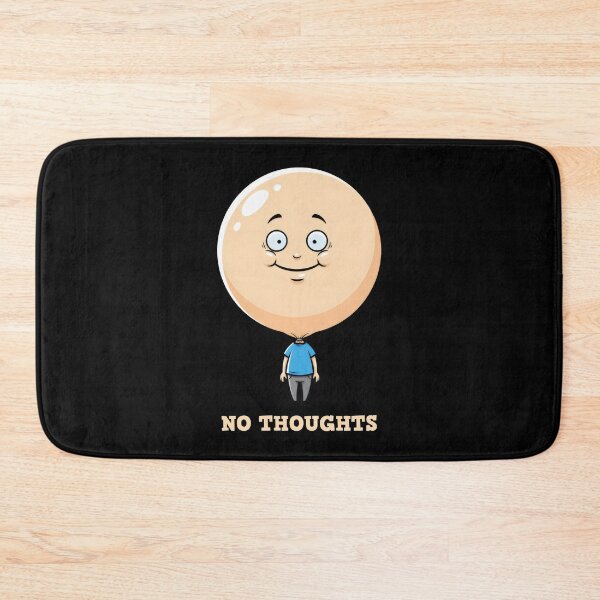 Item preview, No Thoughts Head Empty - Funny Balloon Head Meme designed and sold by Dakson Design - Fantasy Art.