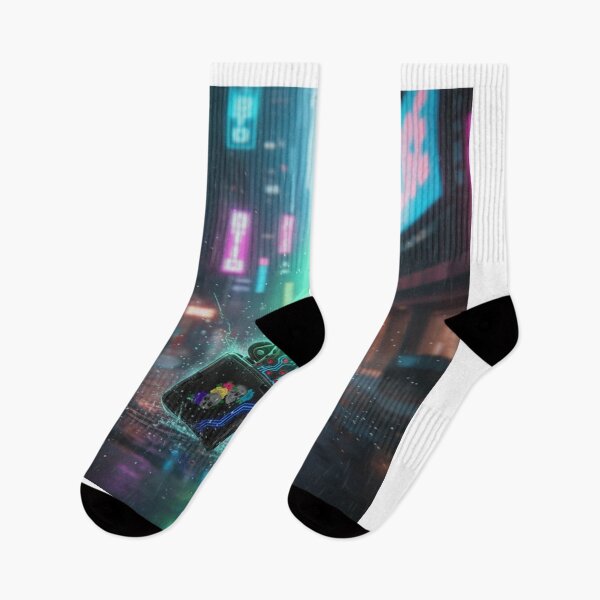 Item preview, The streets of the cyberpunk future designed and sold by CorvusArts13.