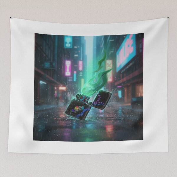 Artikelvorschau, Die Straßen der Cyberpunk-Zukunft entworfen und verkauft von CorvusArts13.