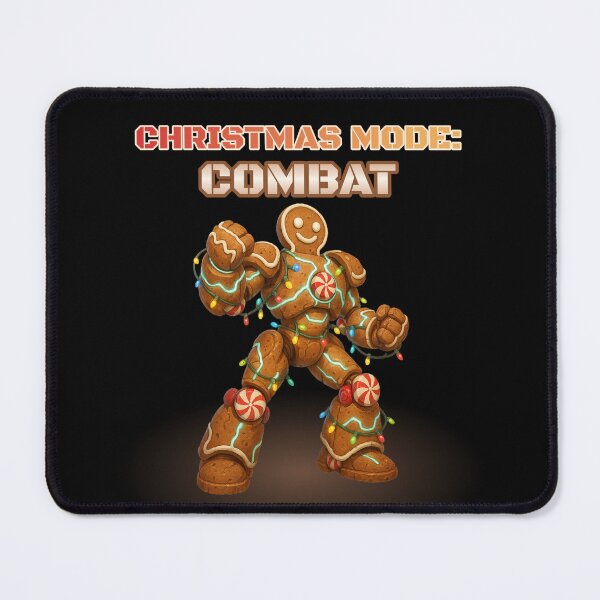 Item preview, Christmas Mode Combat Funny Gingerbread Warrior Holiday Design designed and sold by Kotalo.