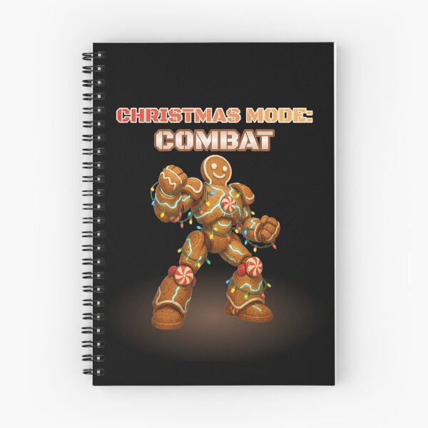 Item preview, Christmas Mode Combat Funny Gingerbread Warrior Holiday Design designed and sold by Kotalo.