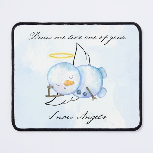 Item preview, Draw Me Like One of Your Snow Angels designed and sold by PunkLadyPond.
