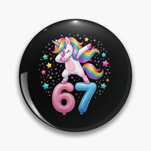 Item preview, Funny 67 Unicorn Dabbing Six Seven Meme Gen Alpha  designed and sold by FreshVibe Prints.