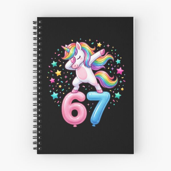 Item preview, Funny 67 Unicorn Dabbing Six Seven Meme Gen Alpha  designed and sold by FreshVibe Prints.