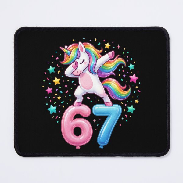 Item preview, Funny 67 Unicorn Dabbing Six Seven Meme Gen Alpha designed and sold by FreshVibe Prints.