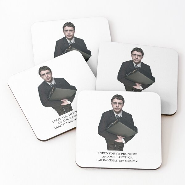 Item preview, Inbetweeners, Will McKenzie - Ambulance Mummy Quote (Plain Background) designed and sold by GoldGoldGold.