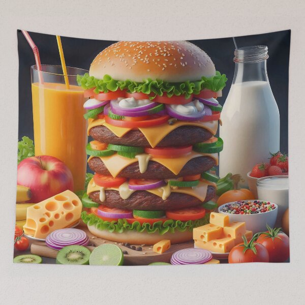 Item preview, Burger designed and sold by AwesomeDigiShop.